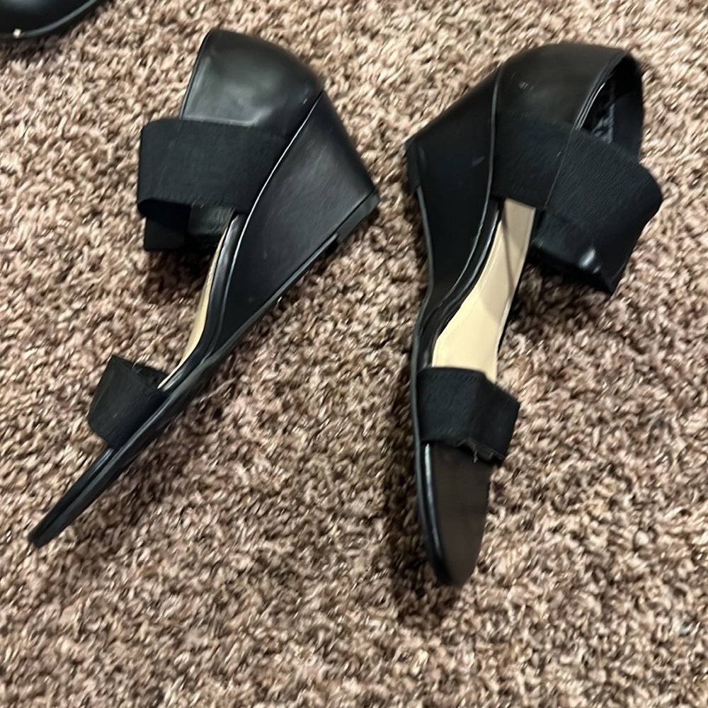 Basic Editions Strappy Wedge Heels - image 2